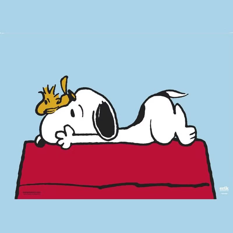 【史努比】懶散時光 防水桌墊/Snoopy