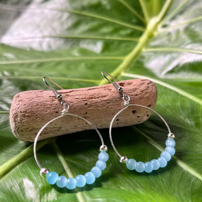 海浪系列 / 小蘇打,經典圓 / 耳環 / 耳夾 / 耳針 / 耳勾