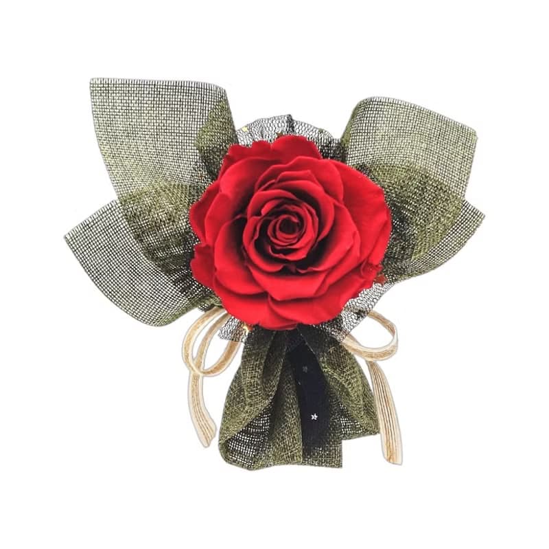 單支永生花束 - 紅(玫瑰)