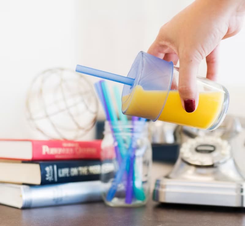 杯套吸管口袋組【2 size】-美國GoSili