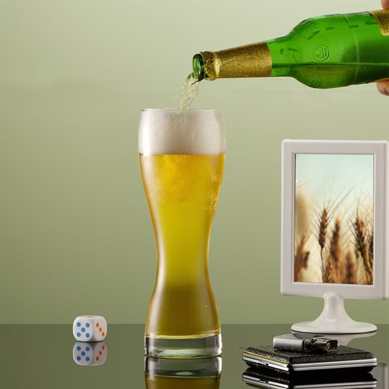 【免運特惠】家用水晶玻璃啤酒杯酒吧大號扎啤杯子/cheer