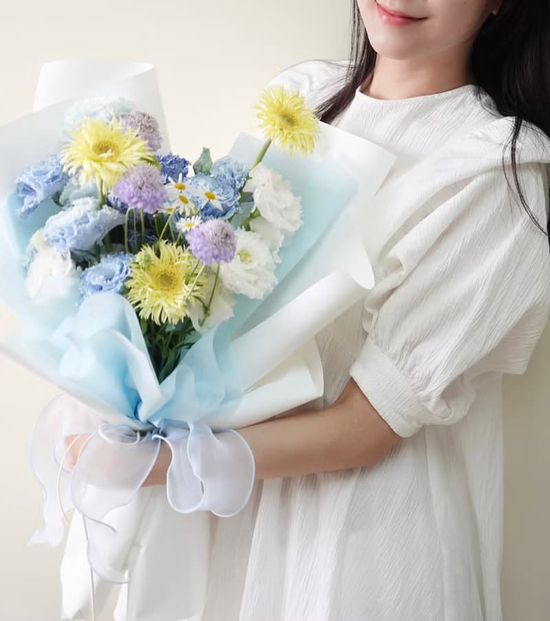 桔梗花束 2023七夕 情人節花束 韓式花束  生日花束 女友禮物