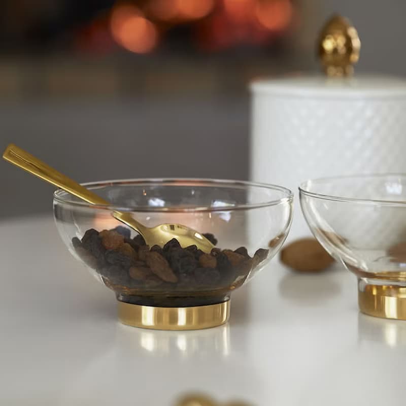 金色甜點小湯匙4入組