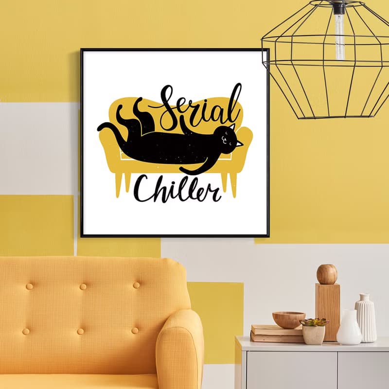 Serial Chiller-專業貓奴/主臥室/房間掛畫/客廳佈置/節慶氛圍