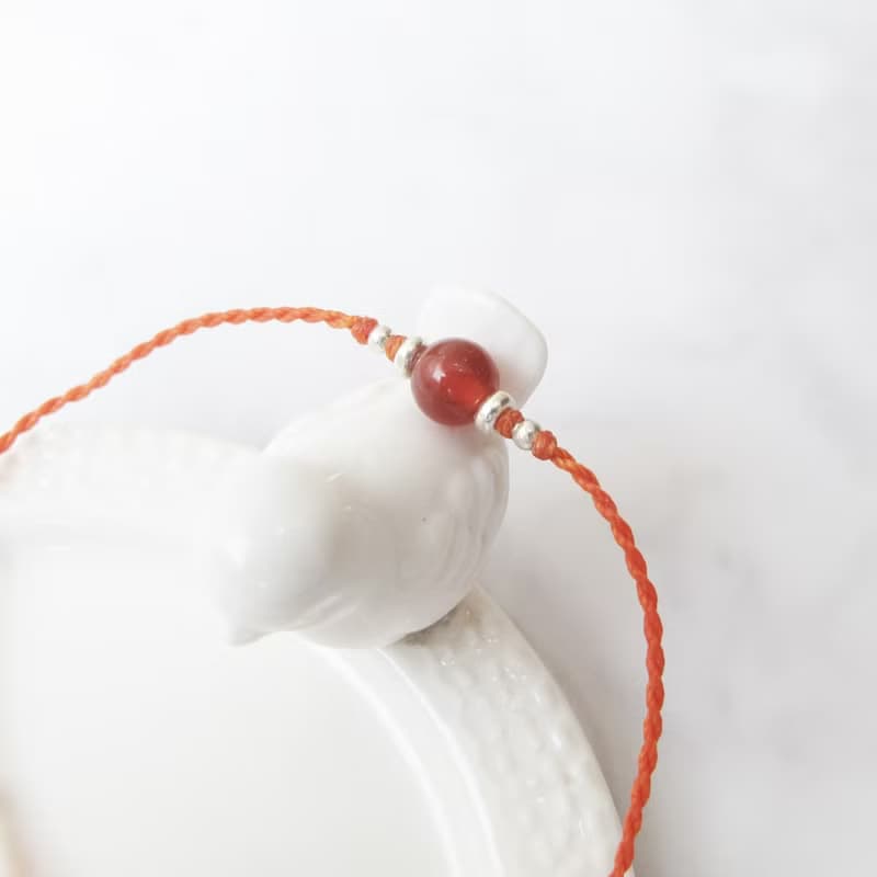 【水晶蠟繩系列】6mm水晶 1 | 正能量極細蠟繩手鍊 | 大員囡仔