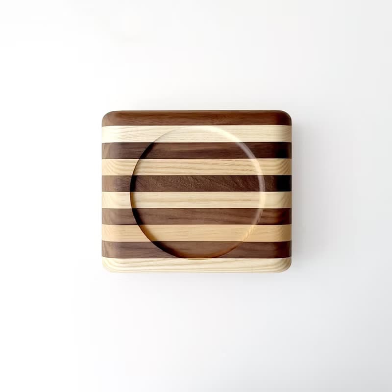 KATOMOKU 貓咪桌/為1件 橡木 日本製造　喂食碗