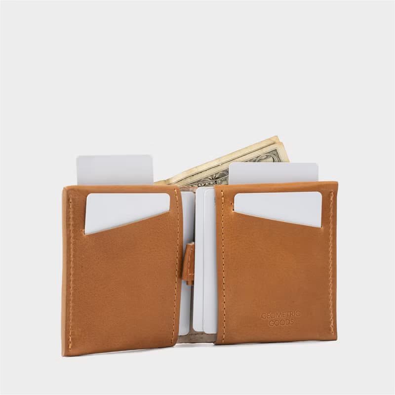 手工製作的皮革雙折錢包 2.0 | 高級義大利皮革