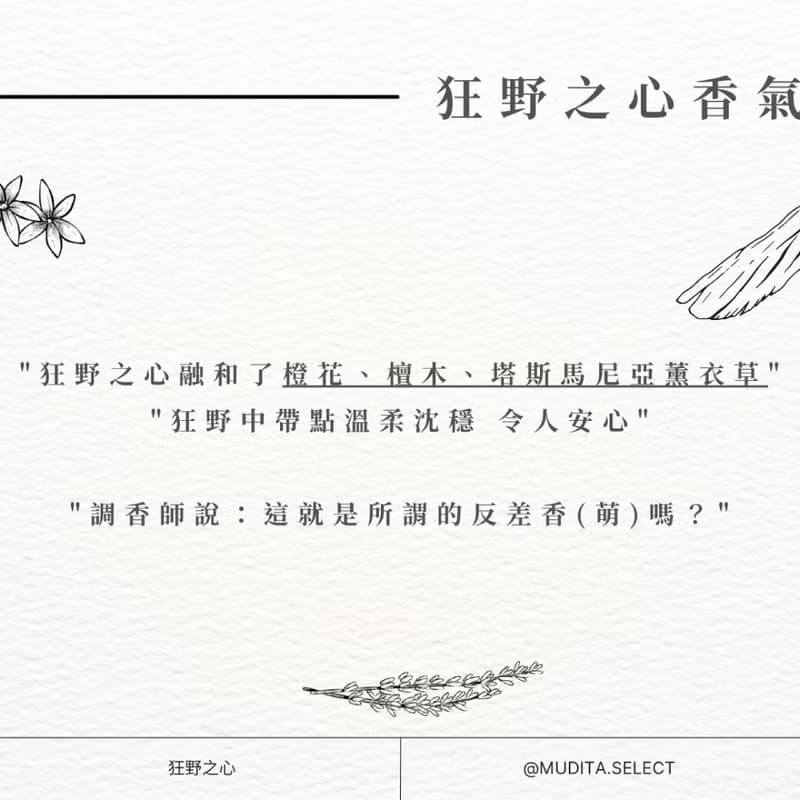 狂野之心 天然植萃香膏(固體香水) 【WILDERNESS LAB】
