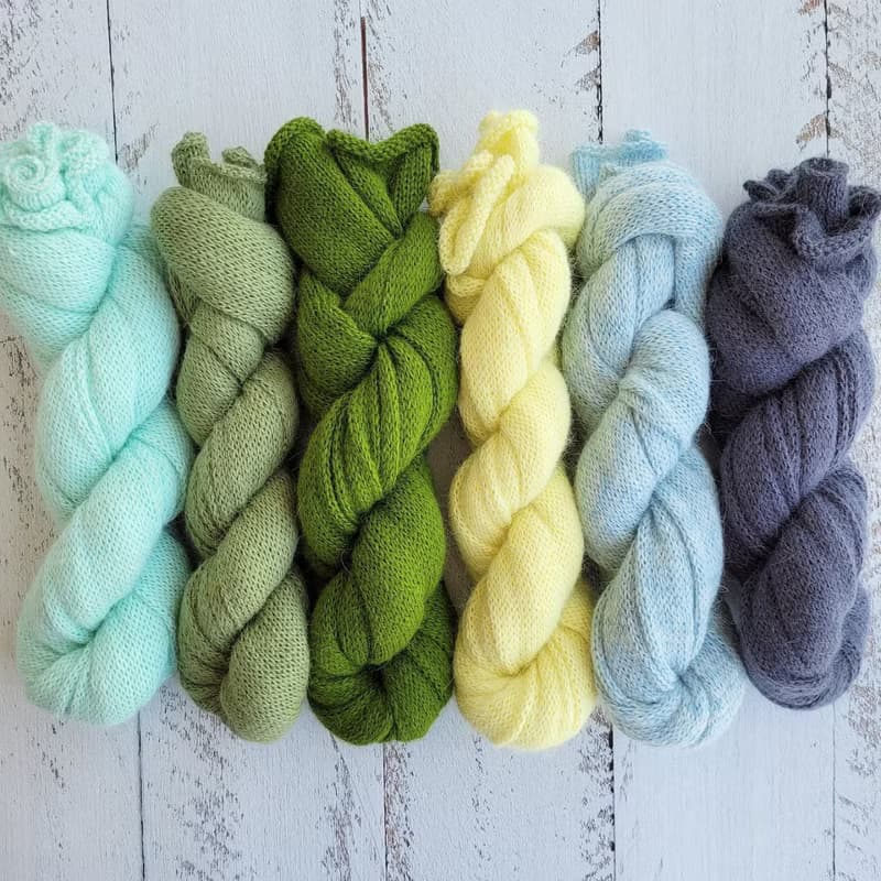 Newborn Fluffy Knitted Wrap, Baby Photo props