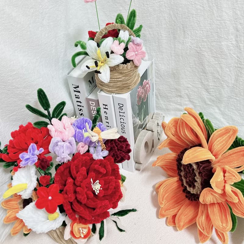 【手工訂製】滿滿心意小花籃/交換禮物升遷花禮/祝賀花禮