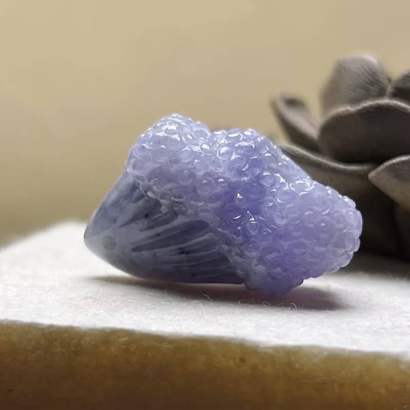 紫羅蘭翡翠花束 | 天然緬甸玉A貨翡翠 | 送禮