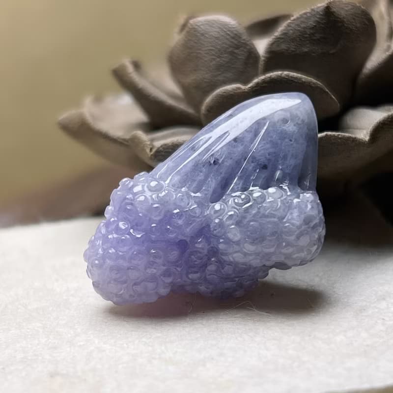 紫羅蘭翡翠花束 | 天然緬甸玉A貨翡翠 | 送禮