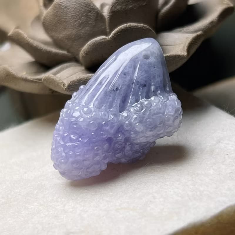 紫羅蘭翡翠花束 | 天然緬甸玉A貨翡翠 | 送禮