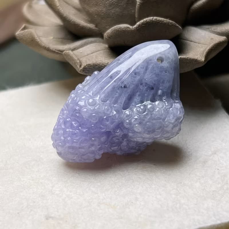 紫羅蘭翡翠花束 | 天然緬甸玉A貨翡翠 | 送禮