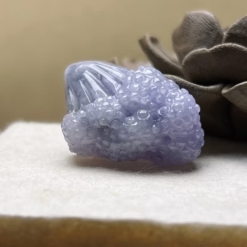 紫羅蘭翡翠花束 | 天然緬甸玉A貨翡翠 | 送禮