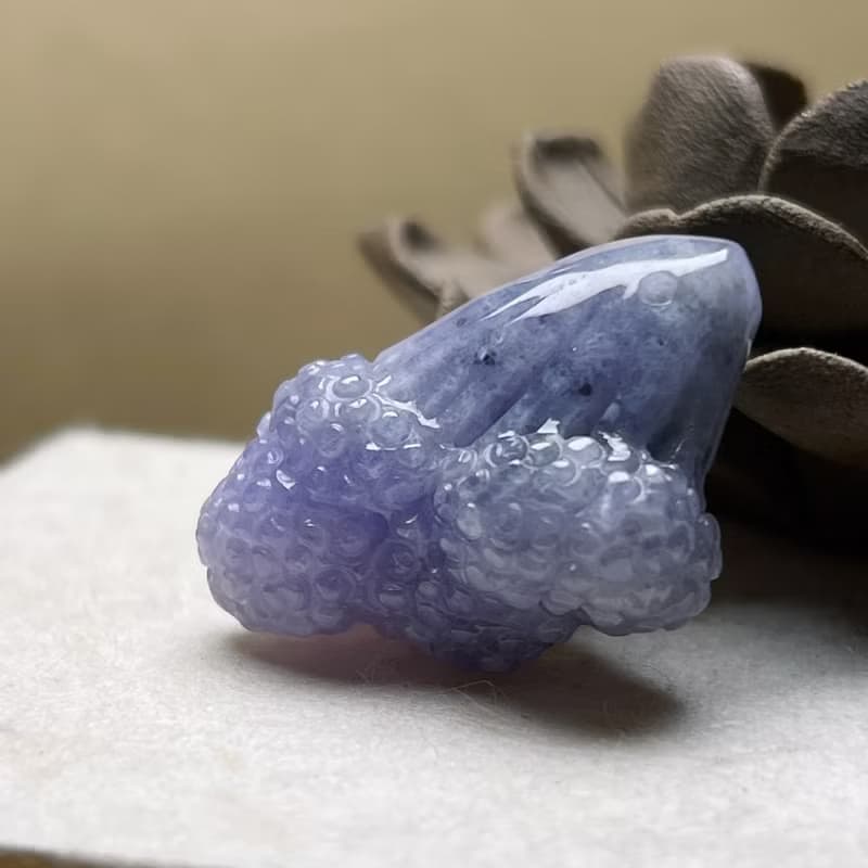 紫羅蘭翡翠花束 | 天然緬甸玉A貨翡翠 | 送禮