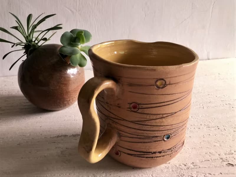 小行星與軌道咖啡杯_陶器馬克杯