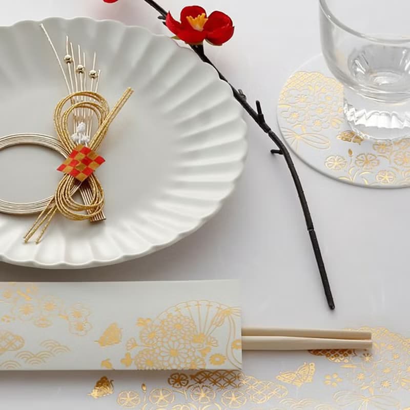 餐具 御膳墊紙 花曆 2入