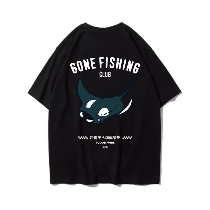 Giant Ray 鬼蝠魟 中性短袖T恤 8色男女同款 釣魚俱樂部