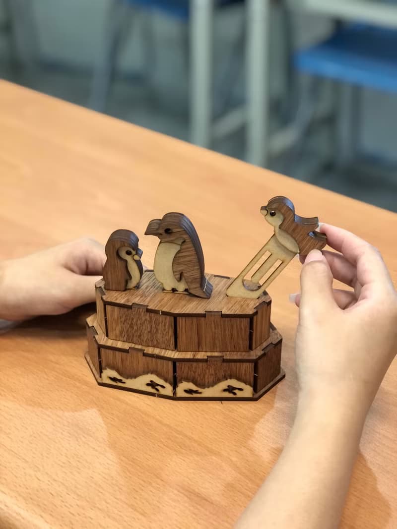 【絕版品優惠】【手作DIY】企鵝書籤 收納 文具 辦公室
