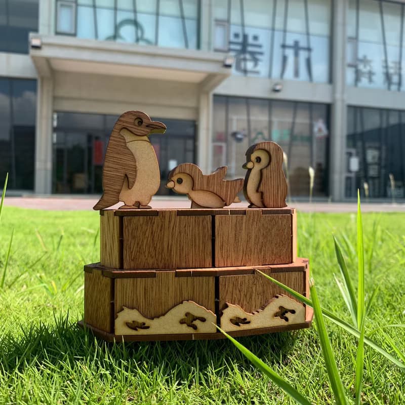 【絕版品優惠】【手作DIY】企鵝書籤 收納 文具 辦公室