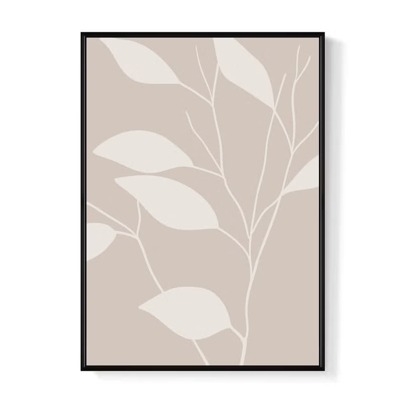 波希米亞樹葉線條IV - 波希米亞/美式/遊牧民族/極簡/清新/淡雅