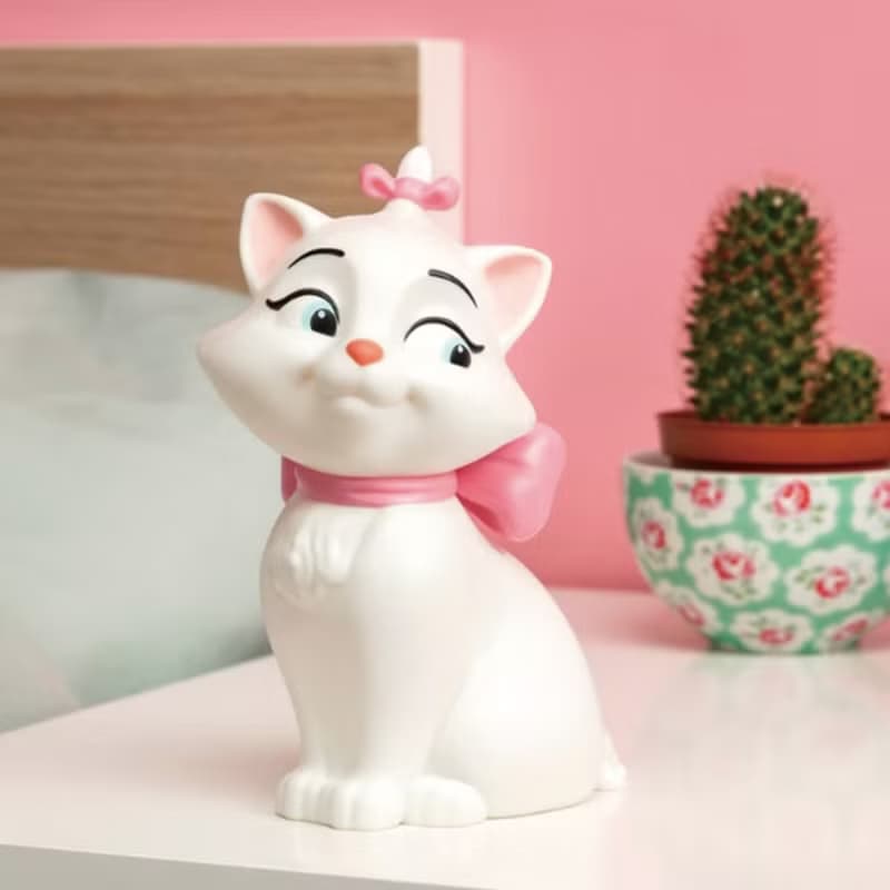 Disney 迪士尼 富貴Marie瑪麗貓3D立體造型夜燈