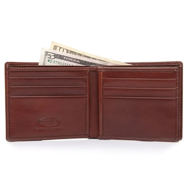 【情人節禮物】真皮男皮夾/ 左右翻9卡片層男短皮夾 / 男錢包