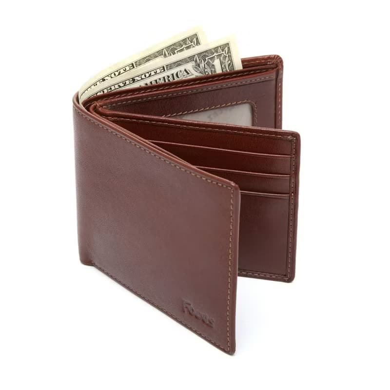 【情人節禮物】真皮男皮夾/ 左右翻9卡片層男短皮夾 / 男錢包