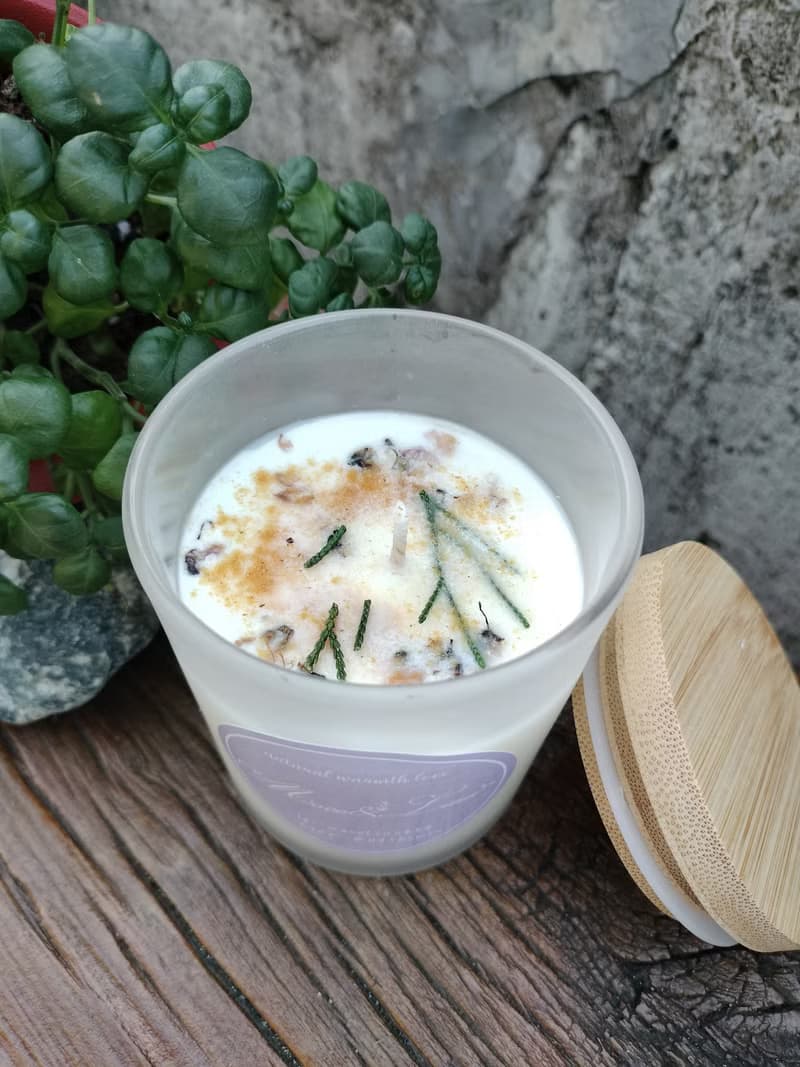綠渡母--純精油天然花草酥油蠟燭