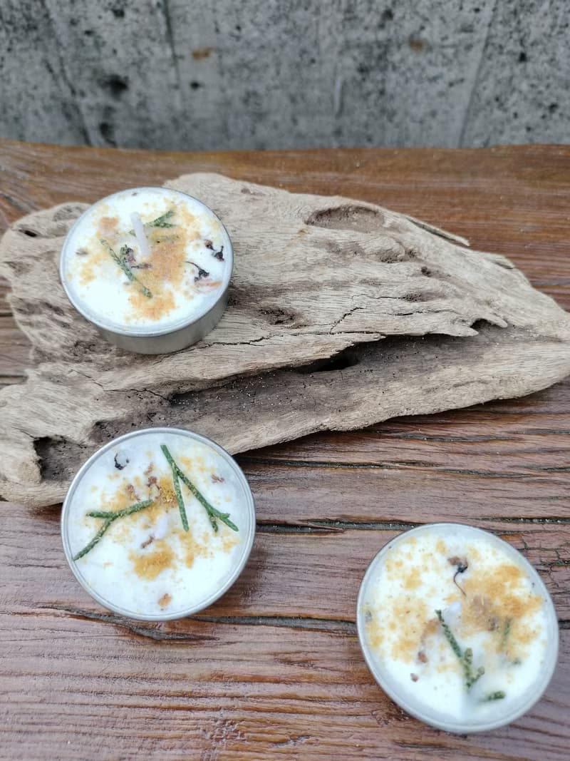 綠渡母--純精油天然花草酥油蠟燭