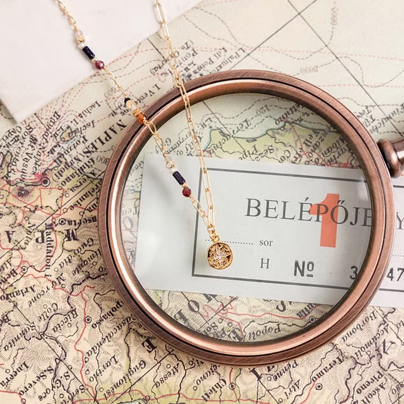 桃花 x 石榴石 藍金沙 拉長石 尖晶石【最孤獨的浪漫】兩戴式手鍊