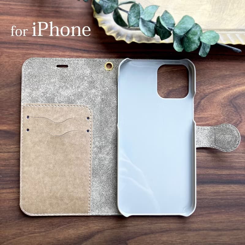 Bread手帳型スマホケース　iPhone　Android各種　パン