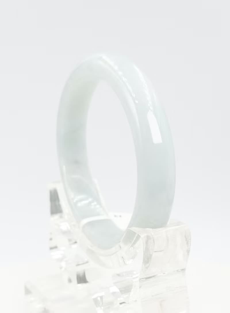 寶麗金珠寶-天然糯種淡綠A貨緬甸玉手鐲