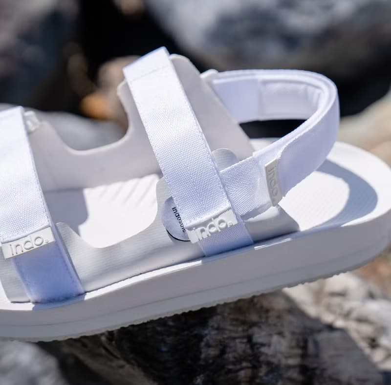 【絕版特惠】indosole ADVENTURER 環保涼鞋 海鹽白 男
