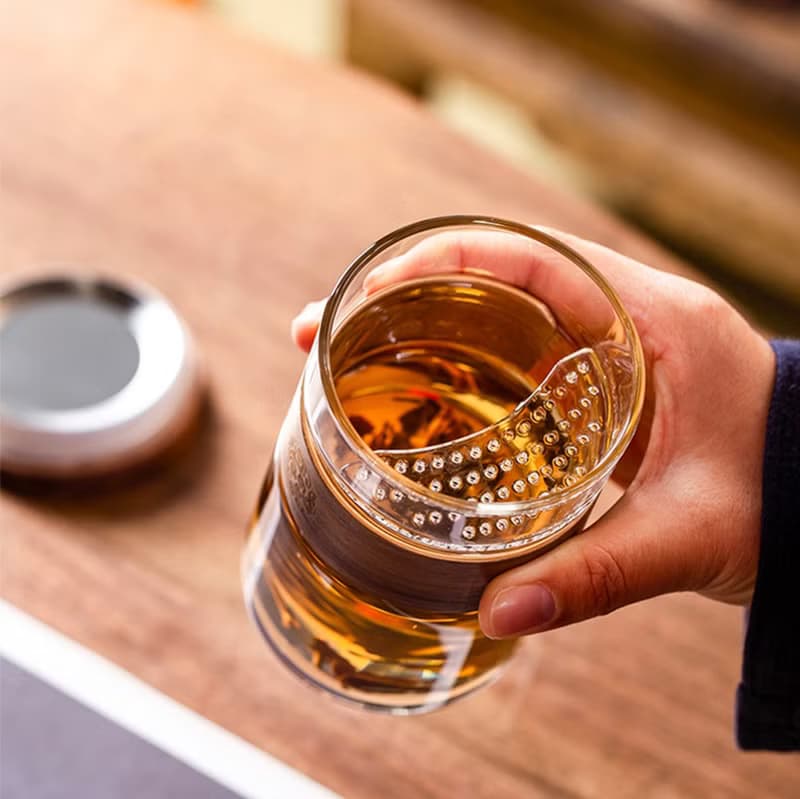 【無用日常】泡茶杯 耐熱玻璃杯 茶水分離杯 泡茶器 茶杯 泡茶壺