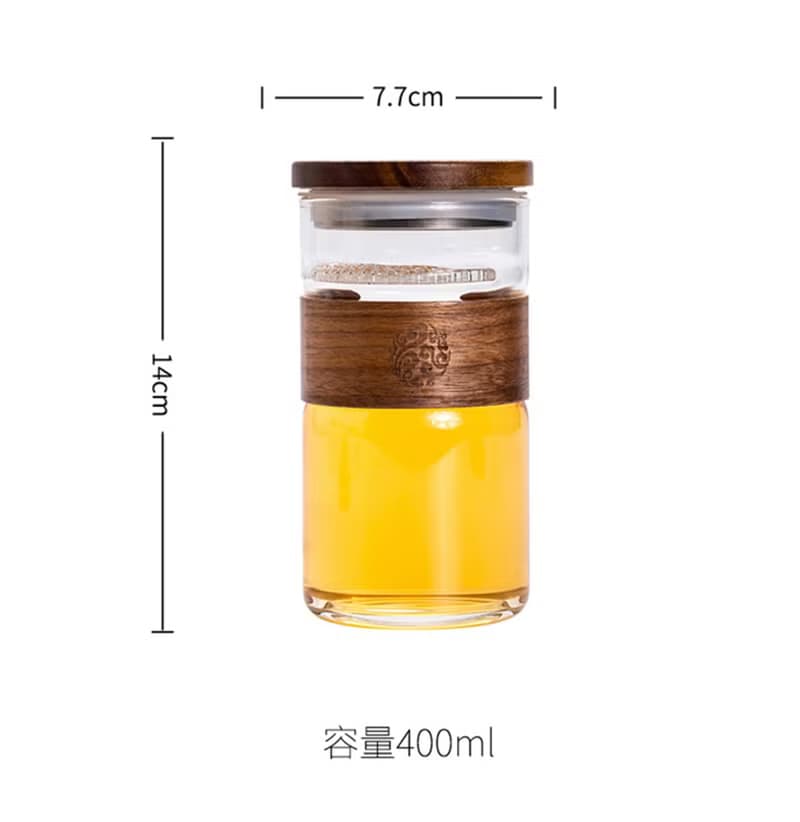 【無用日常】泡茶杯 耐熱玻璃杯 茶水分離杯 泡茶器 茶杯 泡茶壺