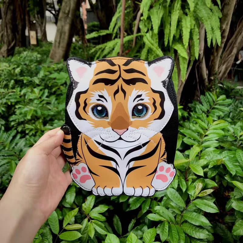 Tiger 老虎造型童趣斜背包 - 酷樂村