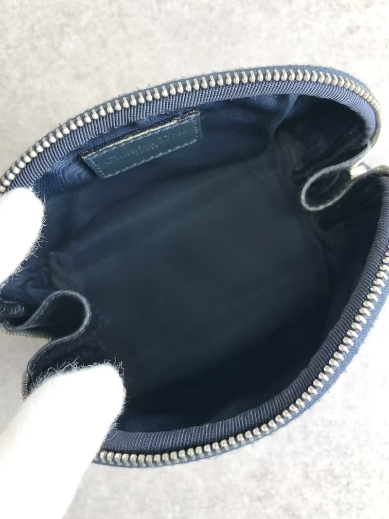 【 日本直送　名牌中古包 】Christian Dior クリスチャン ディオール トロッター ポーチ ネイビー vintage ヴィンテージ pin86n