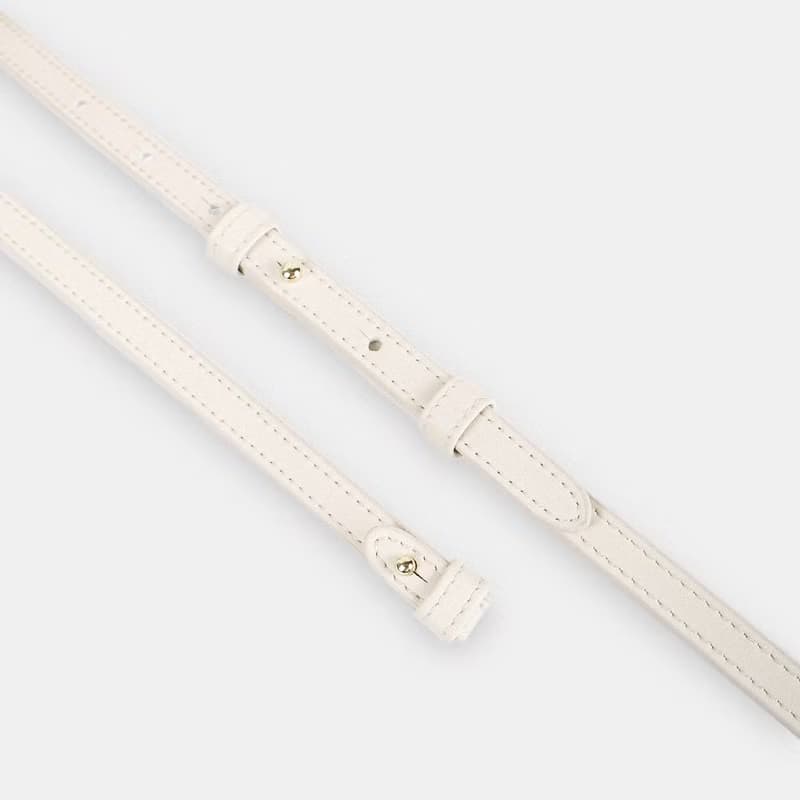 Mini Fir Bag 玉米基純素皮革 手提包 斜背包 米白色