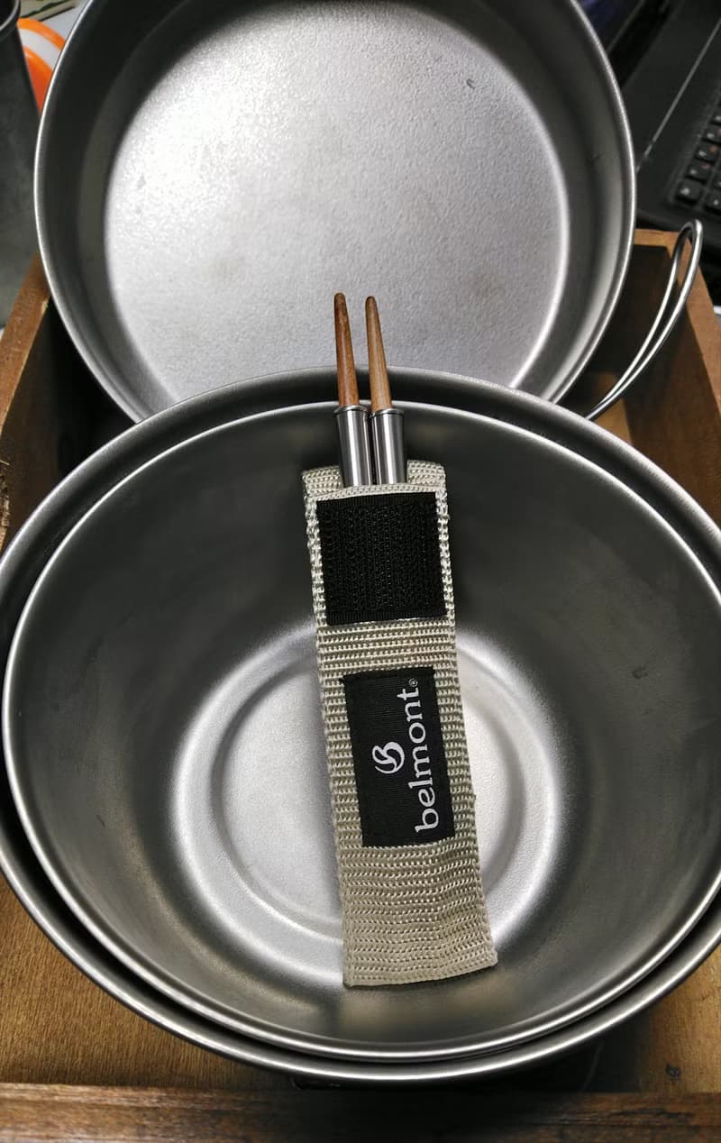 日本belmont - 抗菌戶外筷子. 附收納袋 (日本製)