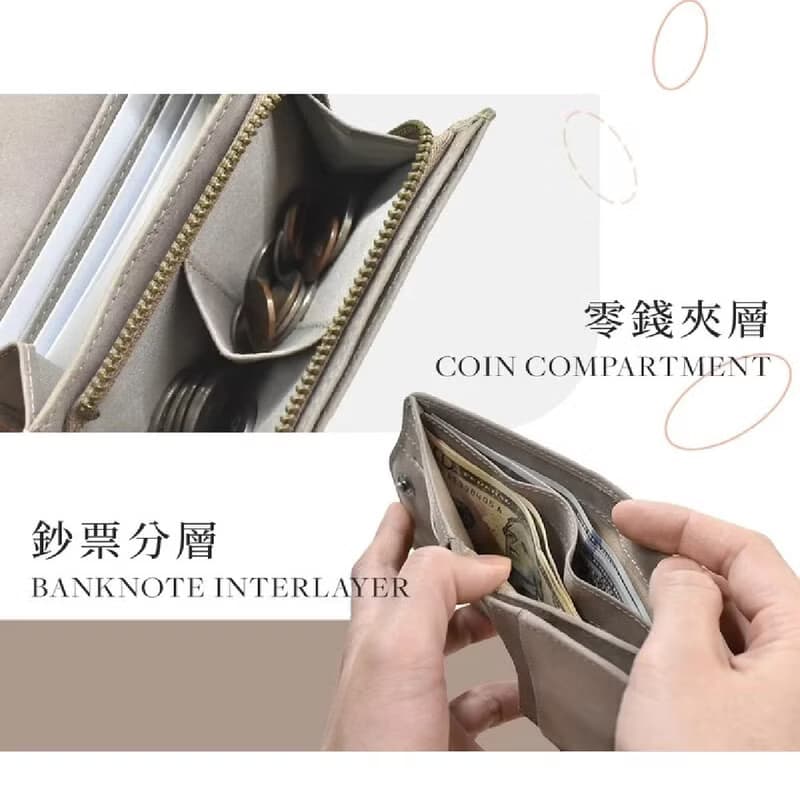 Folio2.0短夾 日本設計 更輕薄 感應支付 YKK製拉鍊