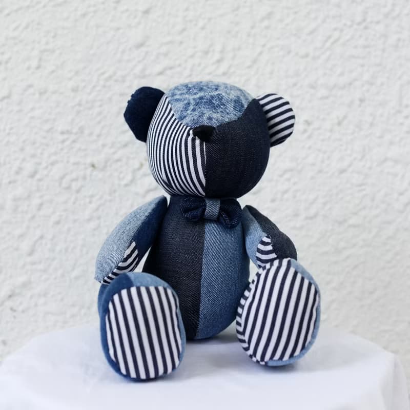 Patchwork Denim Bear 牛仔拼布小熊