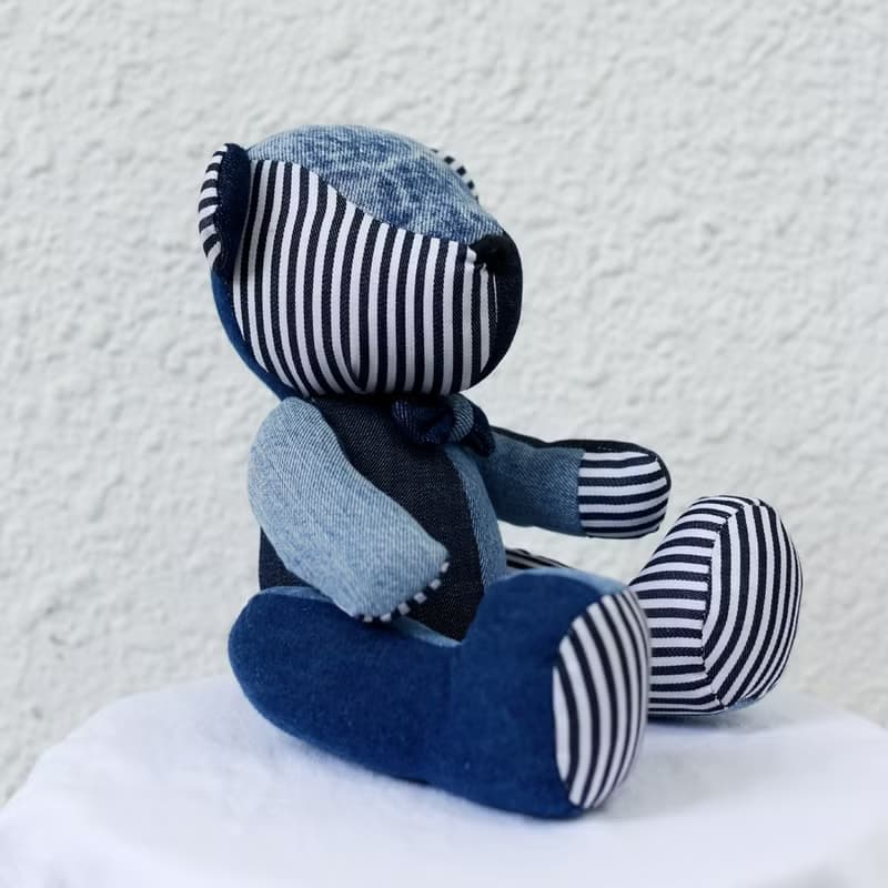 Patchwork Denim Bear 牛仔拼布小熊