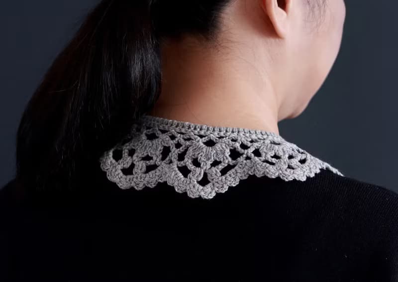 POPOPB 領子飾物 GRACE – SILVER GREY