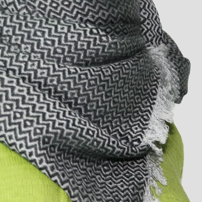 JACQUARD CASHMERE 喀什米爾羊毛精品圍巾
