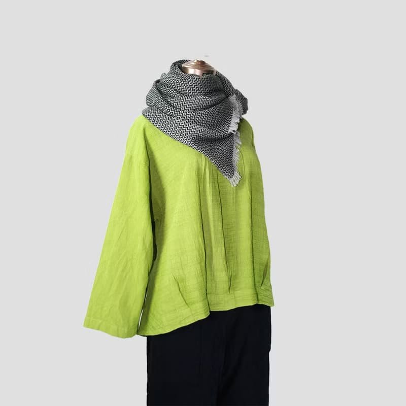 JACQUARD CASHMERE 喀什米爾羊毛精品圍巾