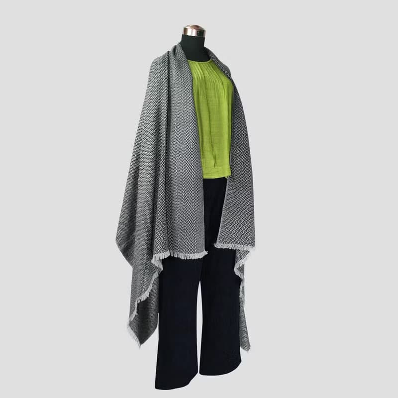 JACQUARD CASHMERE 喀什米爾羊毛精品圍巾