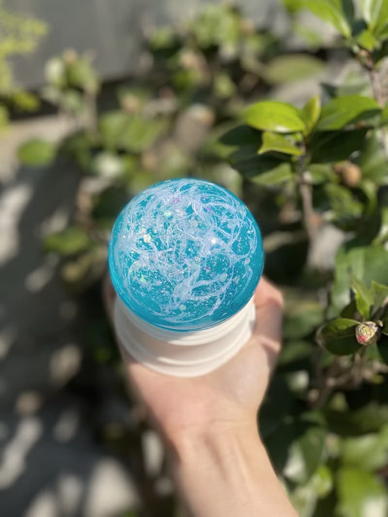 輕奢風水晶球蠟燭連擴香底座 | 手工香氛蠟燭