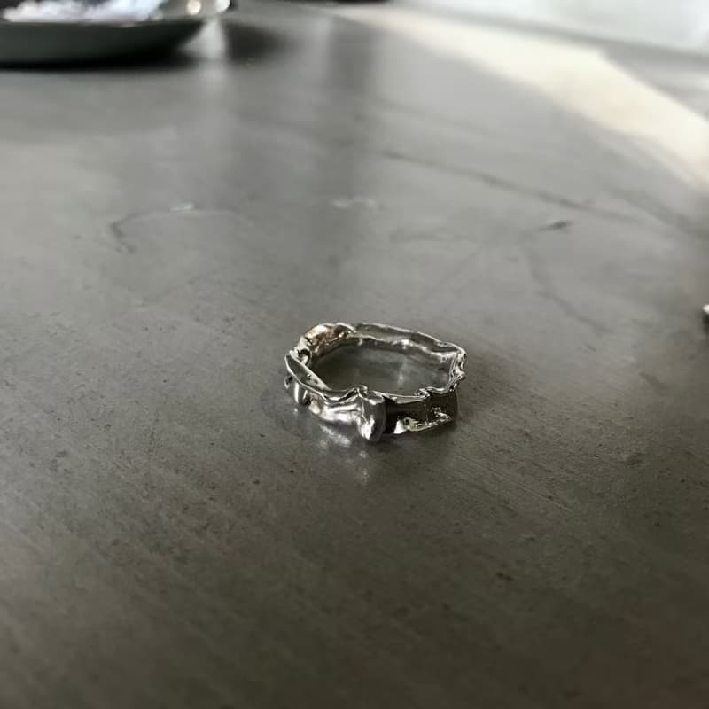 扭動 純銀 戒指